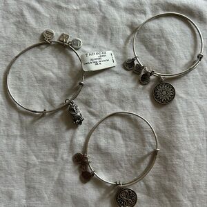 3 Alex and Ani Bracelets